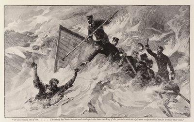 Weg, reddingsboot! door Charles J. Staniland